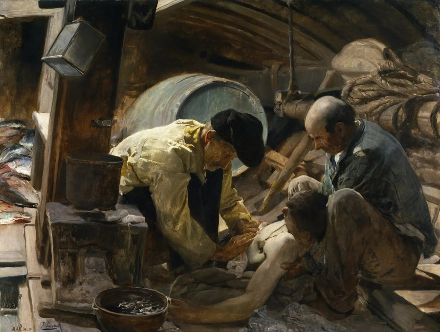 A poza tym mówią, że ryby są drogie! - Joaquín Sorolla