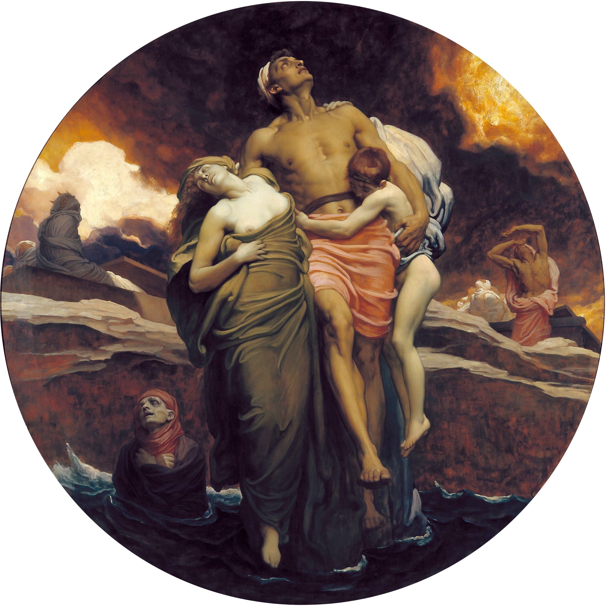 Et la mer rendit les morts qui étaient en elle - Frederic Leighton - Alpha Reproduction