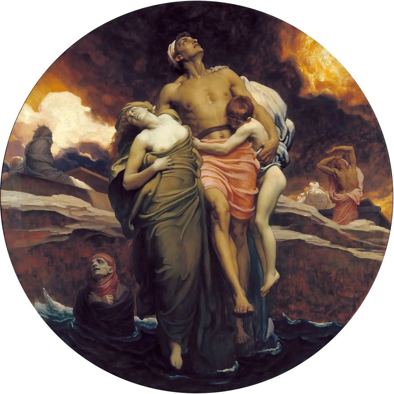 A morze wydało umarłych, którzy w niej byli - Frederic Leighton