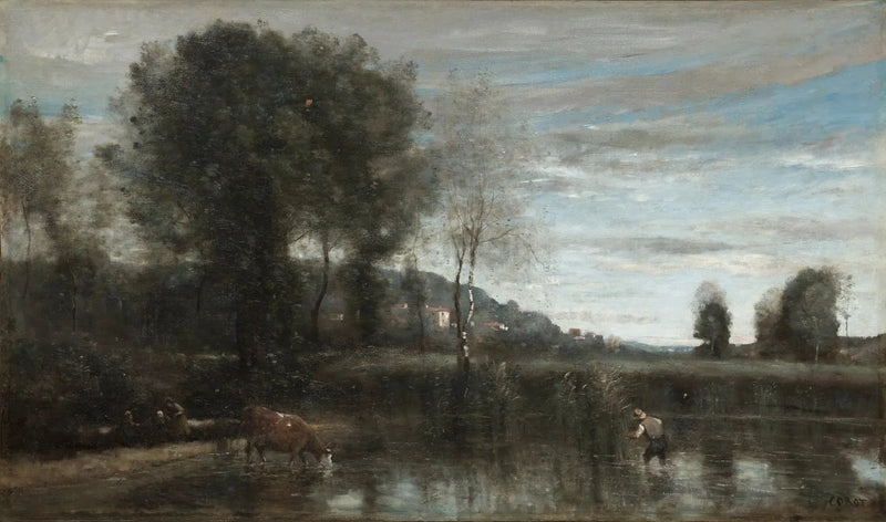 Staw w Ville-d'Avray - Jean-Baptiste Camille Corot