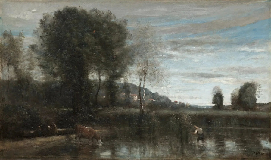 Staw w Ville-d'Avray - Jean-Baptiste Camille Corot