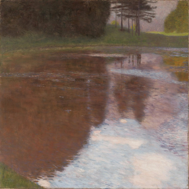 Spokojne jezioro - Gustav Klimt
