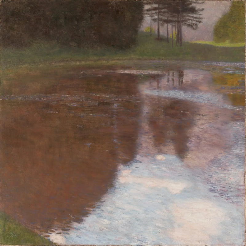 Spokojne jezioro - Gustav Klimt