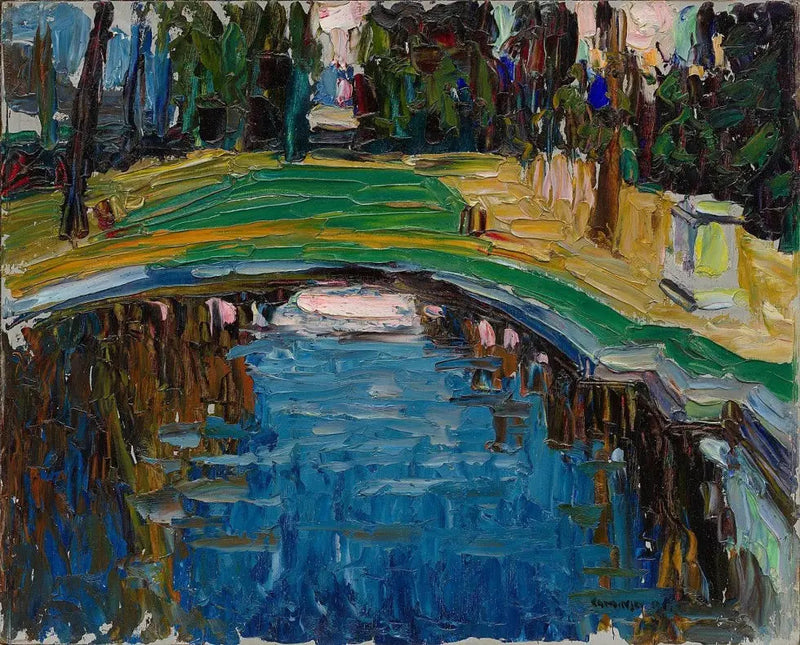 Staw w parku - Wasilij Kandinsky
