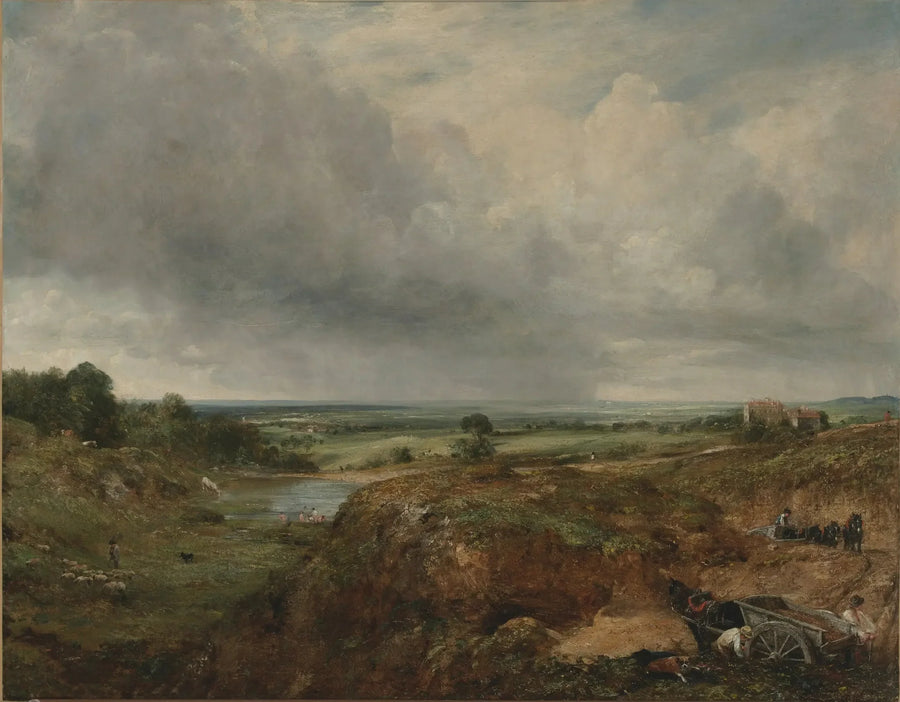 Staw Branch Hill, Hampstead Heath (1824) - John Constable