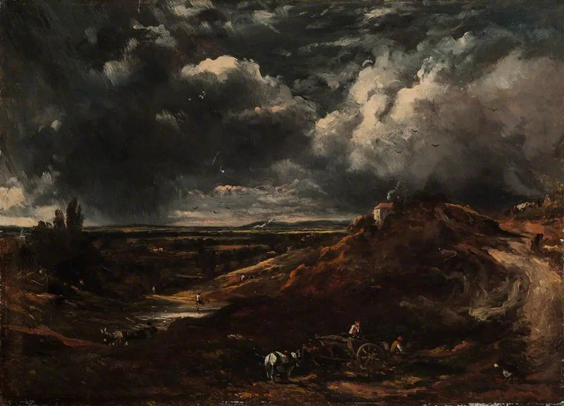 Staw Branch Hill, Hampstead Heath - John Constable