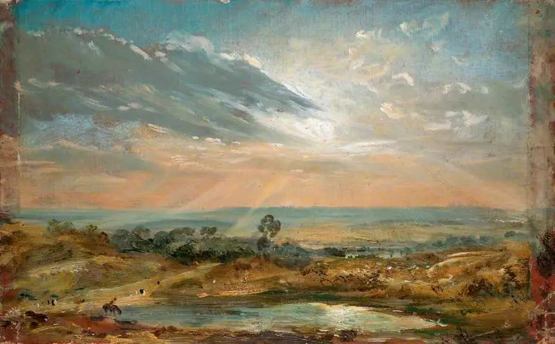 Staw na wzgórzu Branch, Hampstead - John Constable