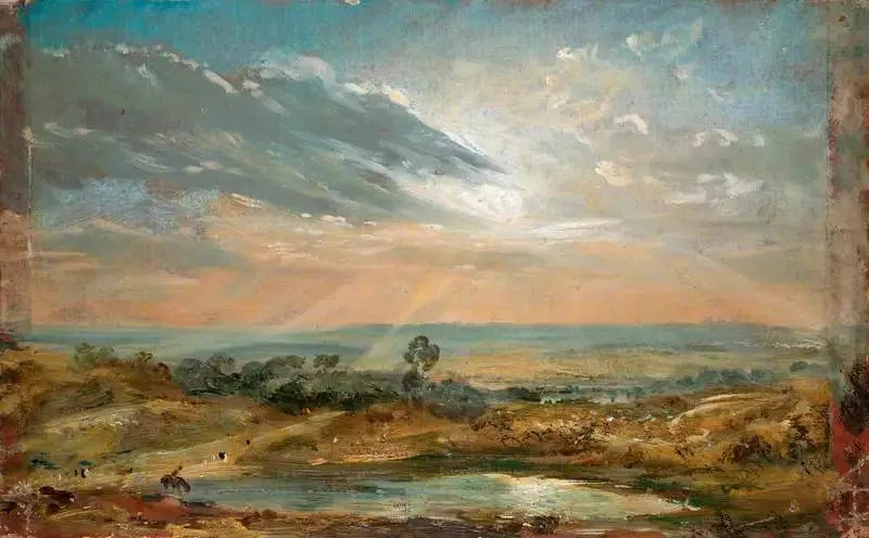 Staw na wzgórzu Branch, Hampstead - John Constable
