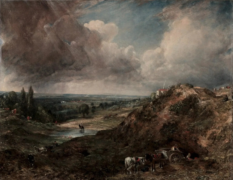 Staw Branch Hill, Hampstead - John Constable