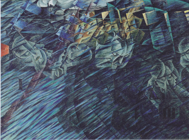Stany ducha II: Ci, którzy odchodzą - Umberto Boccioni