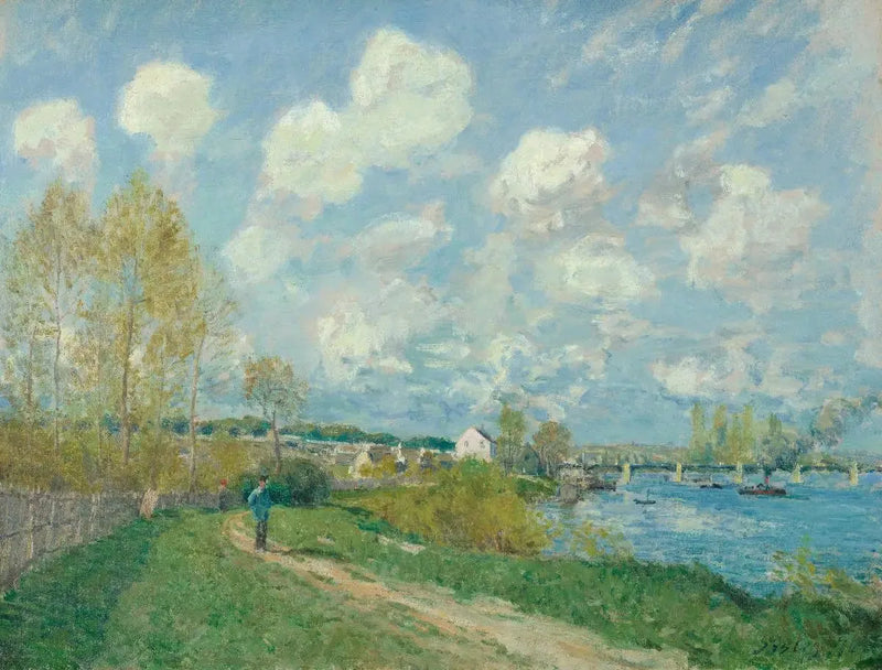 Lato w Bougival - Alfred Sisley