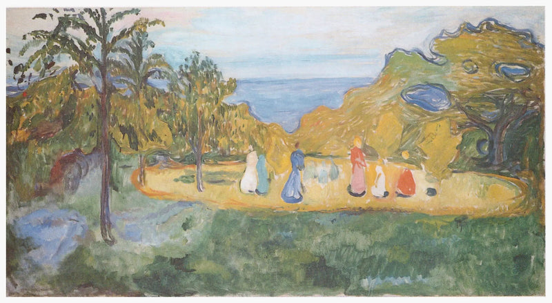 Lato w parku (Fryz Linde) - Edvard Munch