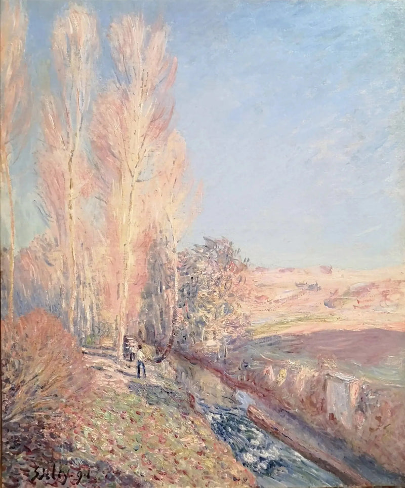 Lato św. Marcina, okolice Moret-sur-Loing - Alfred Sisley