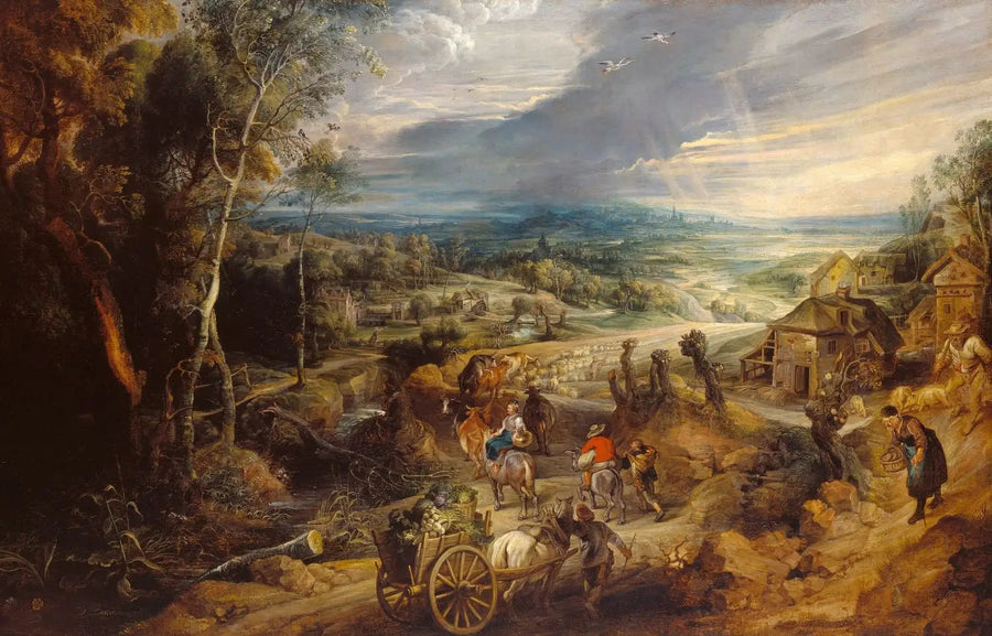 Lato: rolnicy idą na targ - Peter Paul Rubens