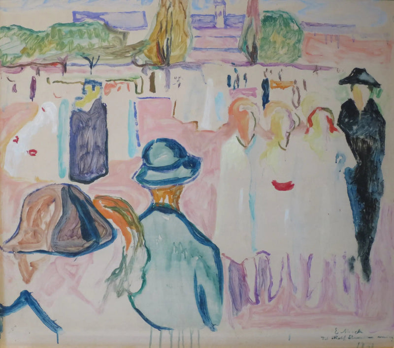 Lato na Karl Johan - Edvard Munch