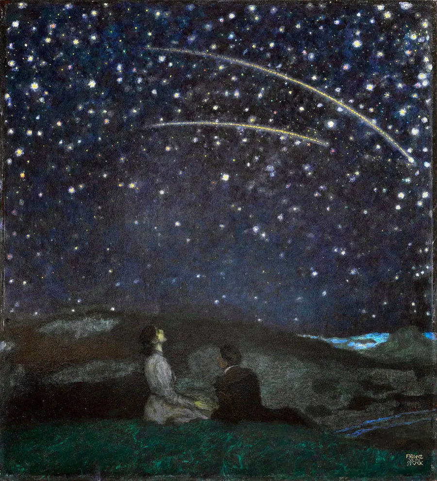 "Spadające Gwiazdy - Franz Von Stuck"