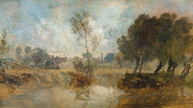 Eton, z rzeki - J. M. W. Turner