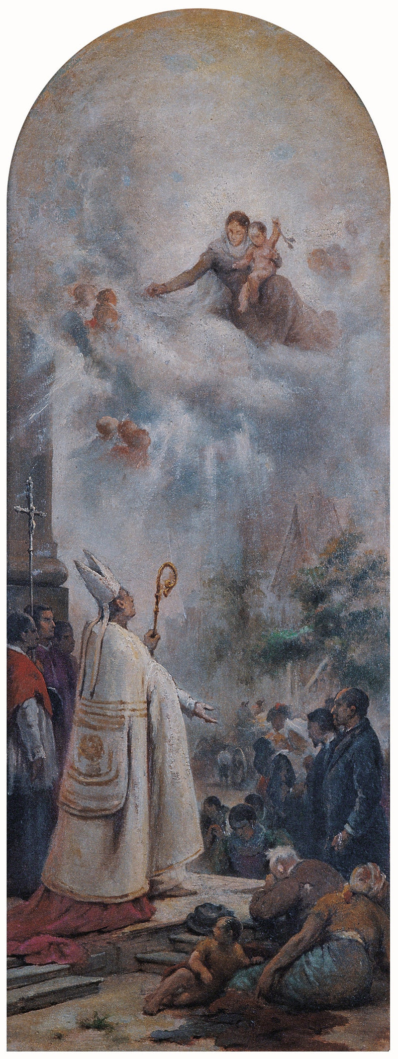 étude pour l'Invocation à la Vierge - Victor Meirelles
