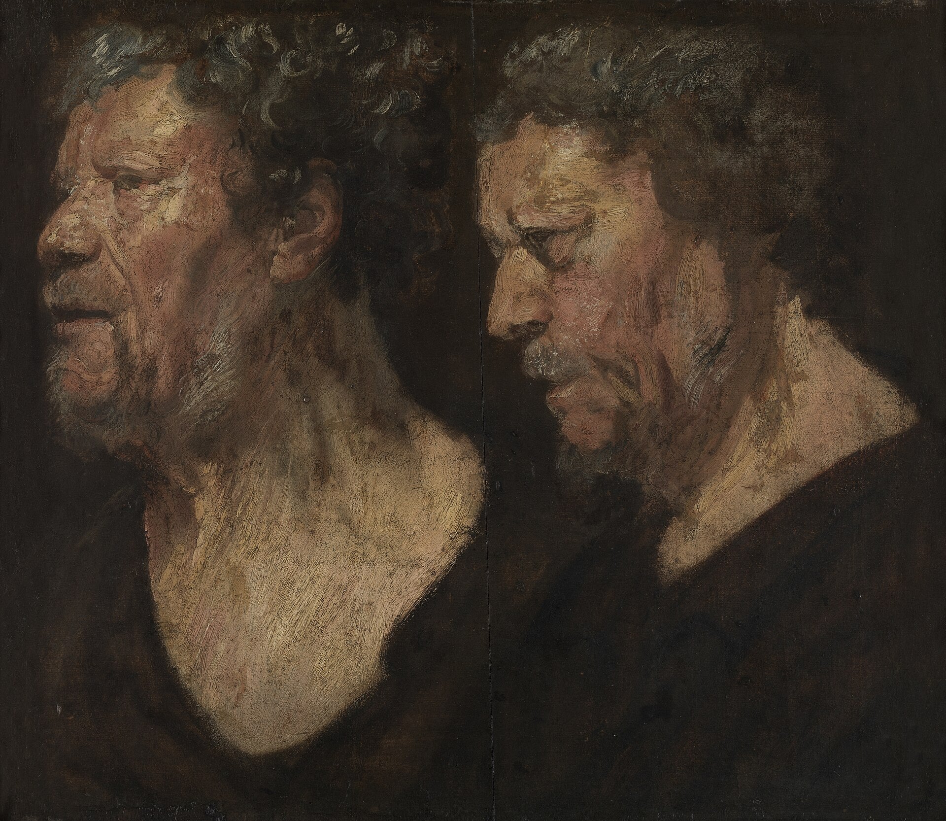 Études de la tête d'Abraham Grapheus - Jacob Jordaens image 1 copie de tableau peinte à la main