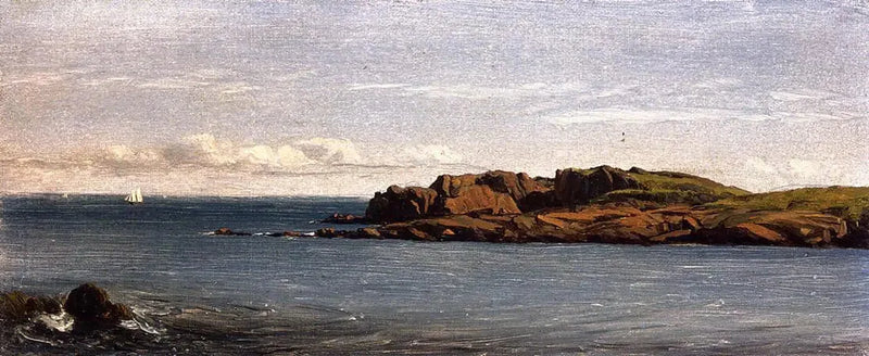 Studium na wybrzeżu Massachusetts - Sanford Robinson Gifford