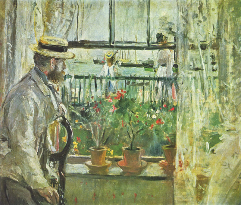Eugène Manet na wyspie Wight - Berthe Morisot
