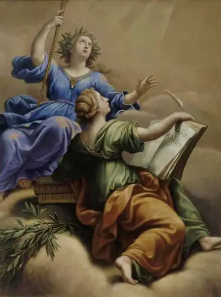 Euterpe i Klio - Pierre Mignard