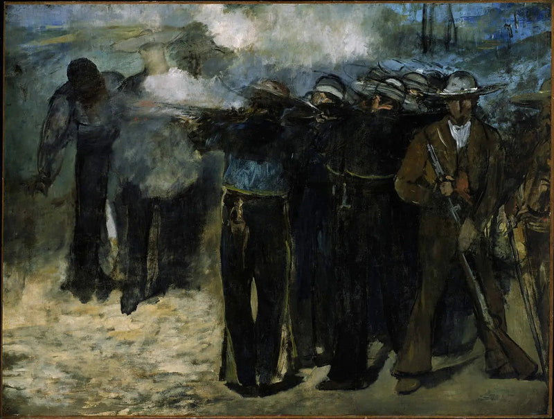 Egzekucja cesarza Maksymiliana z Meksyku - Édouard Manet