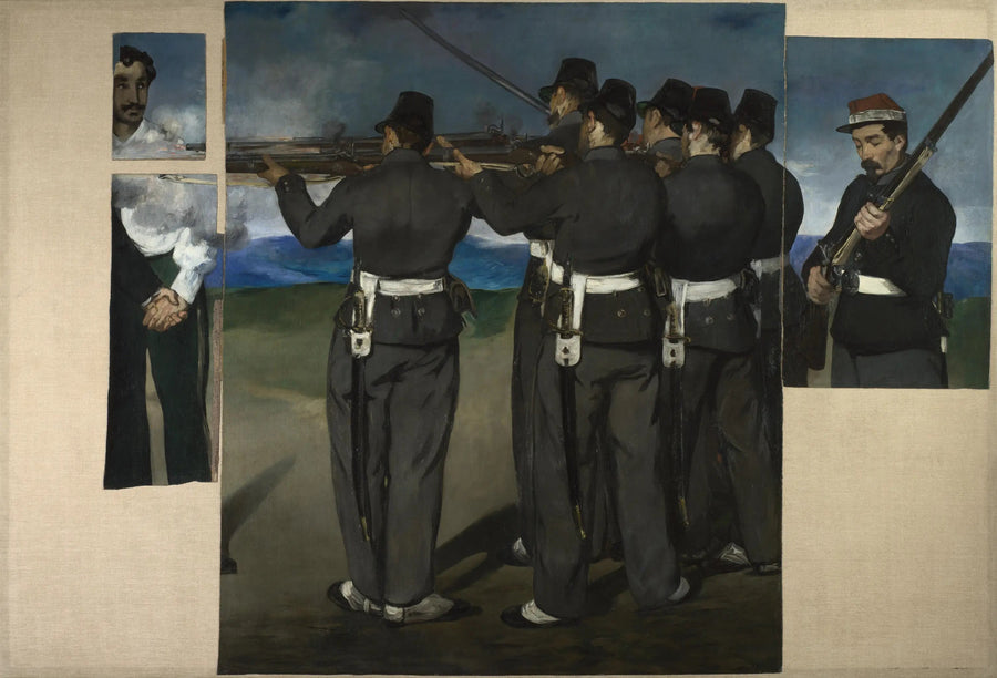 Egzekucja cesarza Maksymiliana z Meksyku - Édouard Manet