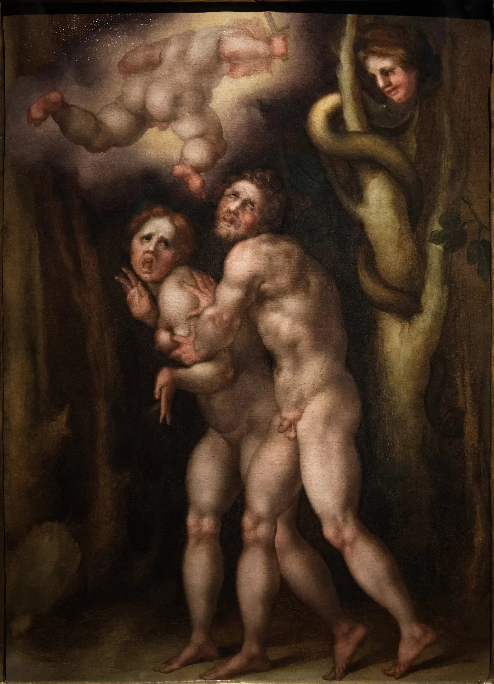 Expulsion d'Adam et Ève - Pontormo image 1 copie peinte à la main à l’huile