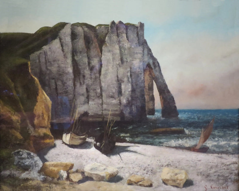 Falaise d'Étretat, Porte d'Aval - Gustave Courbet