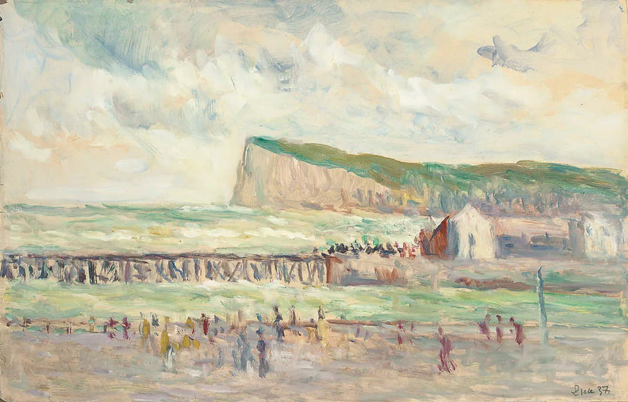 Faleza morska w pobliżu Tréport - Maximilien Luce