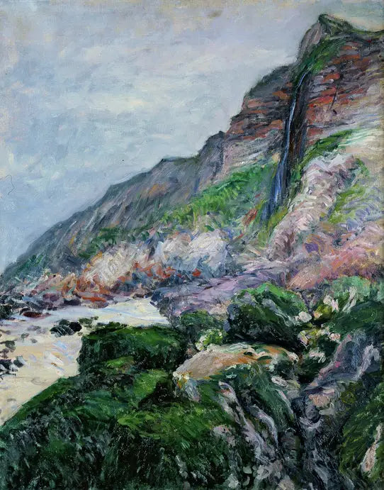 Klif w Normandii - Gustave Caillebotte
