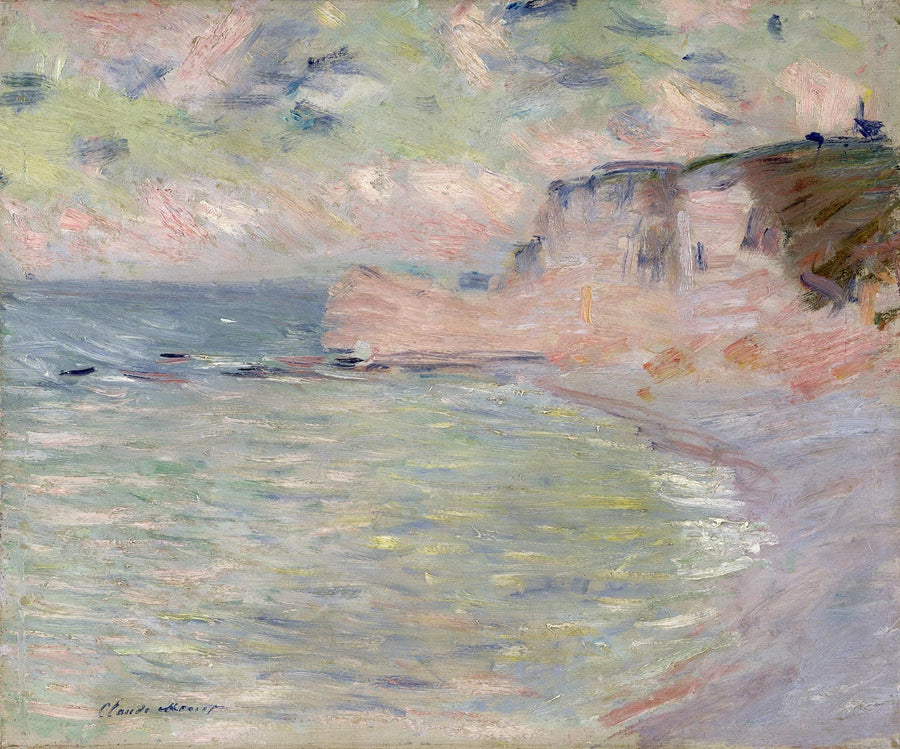 Cliff i Porte d'Amont, efekt poranny W1011 - Claude Monet