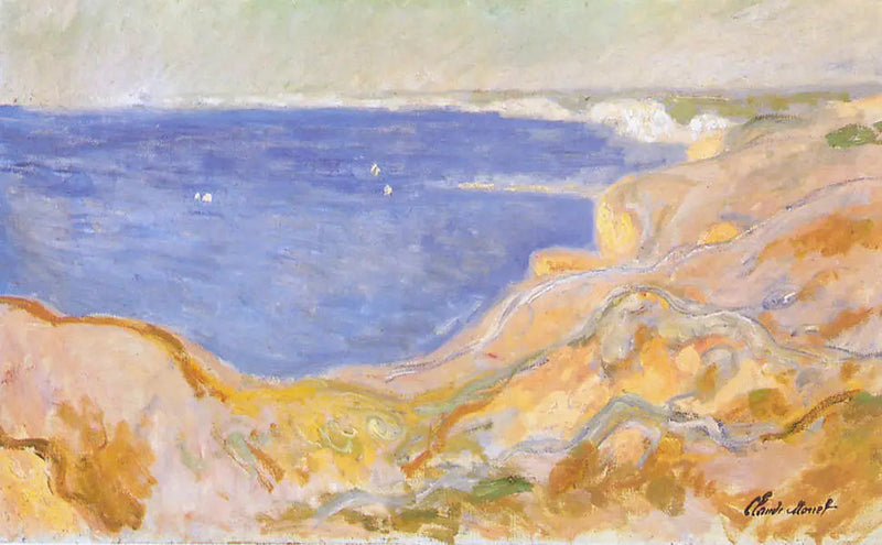Klify na wschód od Pourville - Claude Monet