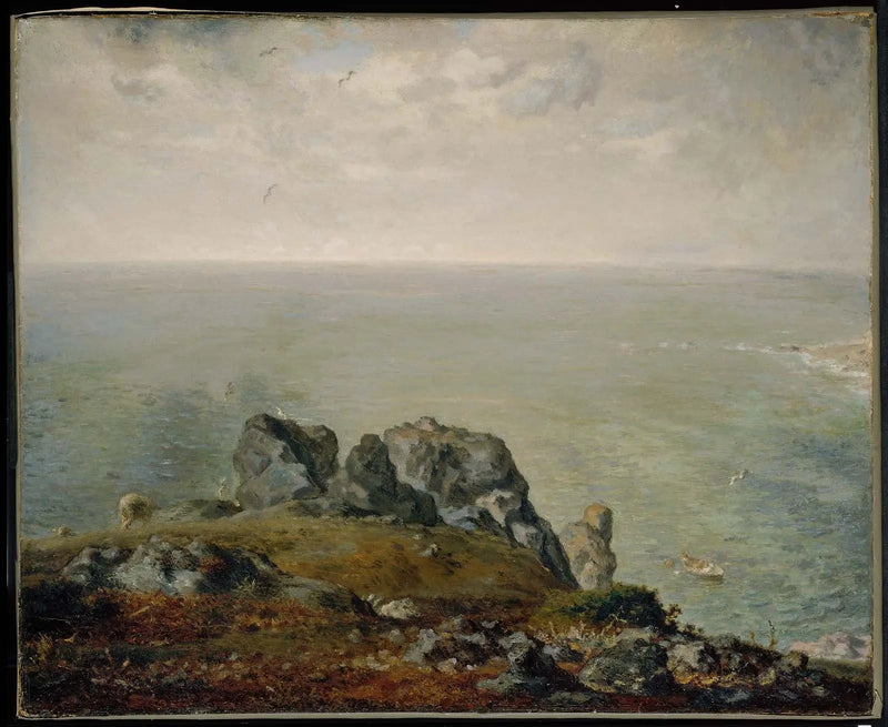 Klify w Gruchy - Jean-François Millet