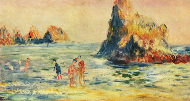 Klify Guernsey - Pierre-Auguste Renoir