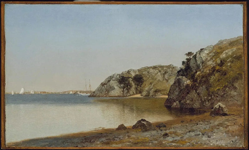 Klify w Newport, Rhode Island - John Frederick Kensett