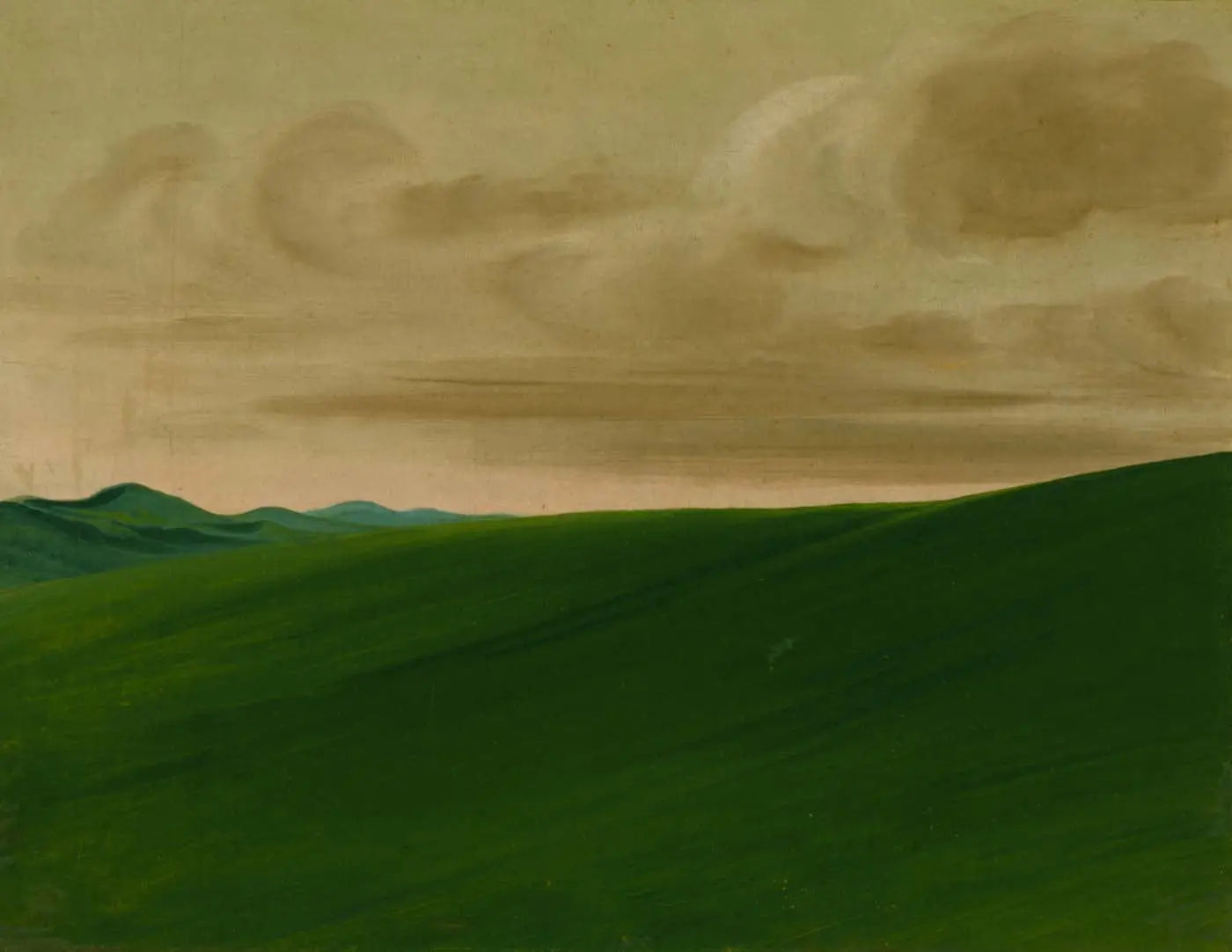 Falaises de Nishnabottana, Haut Missouri - George Catlin image 1 reproduction de peinture à l’huile