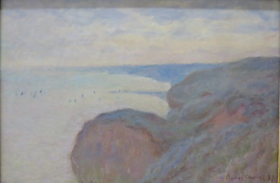 Klify w pobliżu Dieppe - Claude Monet