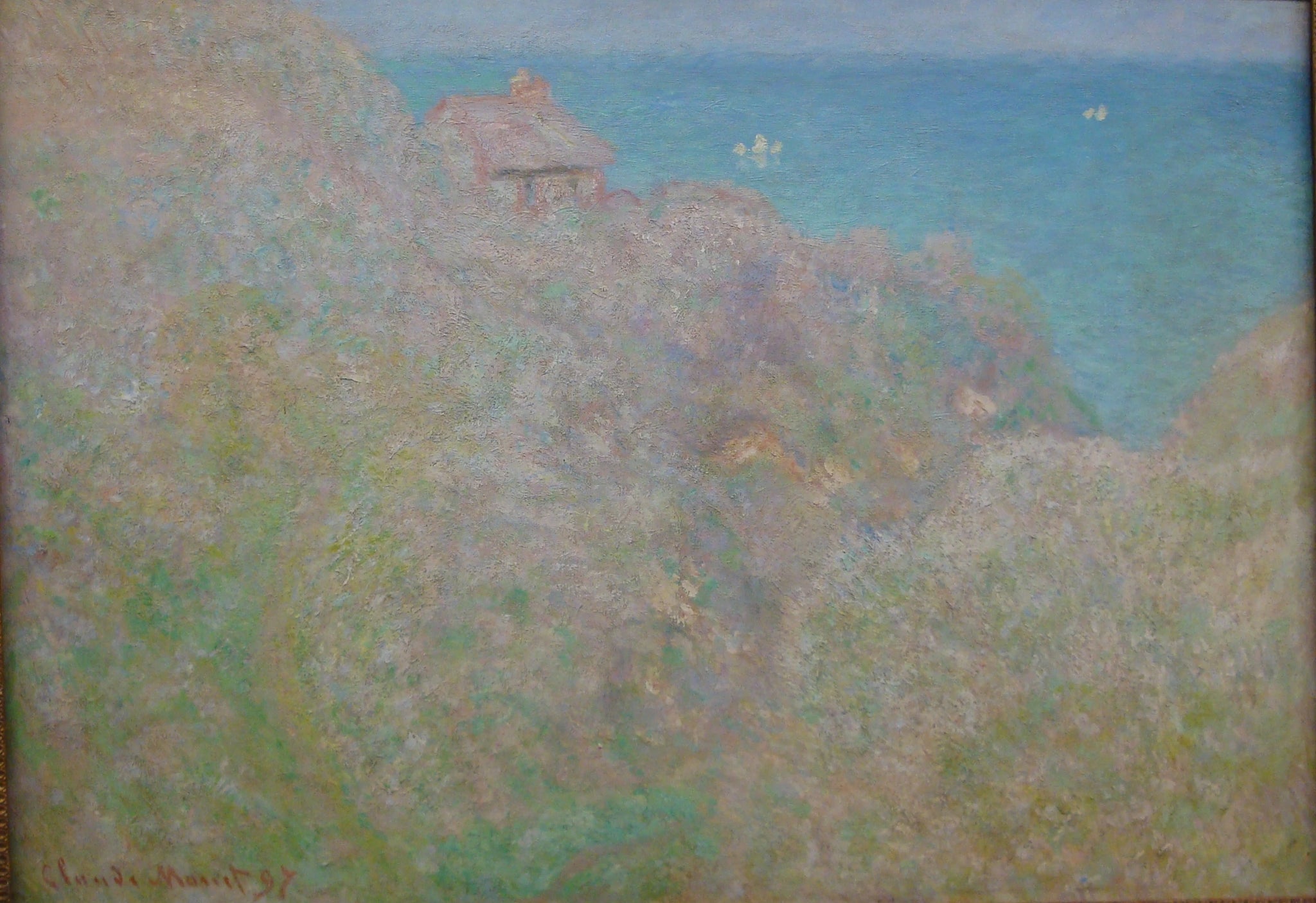 Les Falaises de Varengeville de Claude Monet, 1897 – MuMa Le Havre, inventaire A 488, W1450
