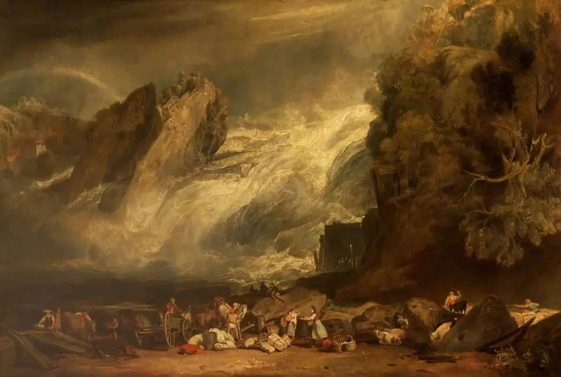Wodospady Renu w Schaffhausen - J. M. W. Turner