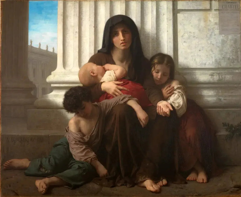 Rodzina ubogich - Bouguereau