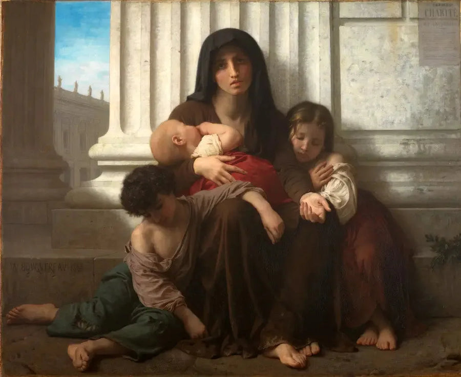Rodzina ubogich - Bouguereau