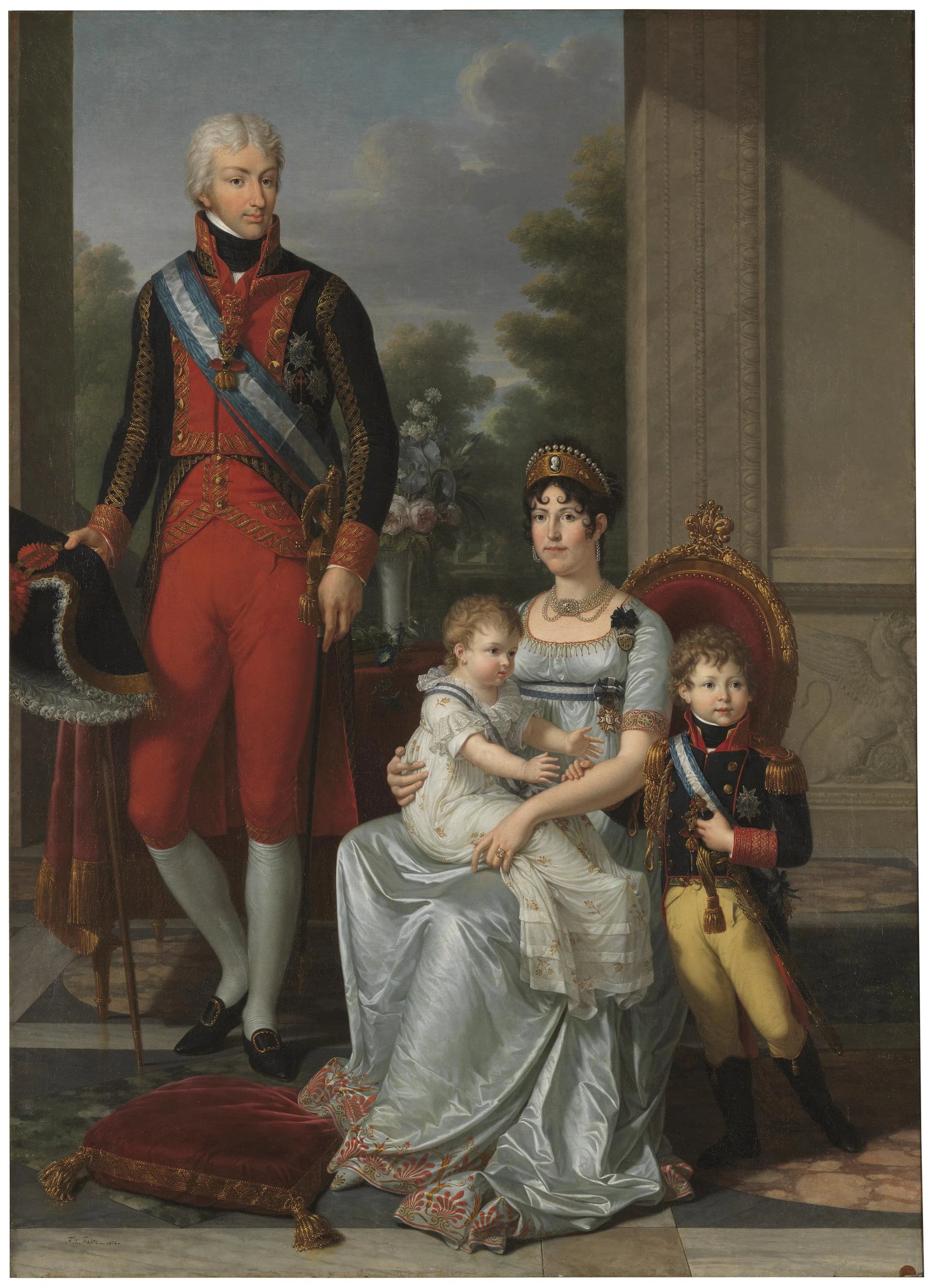 La Famille royale d'Étrurie - François-Xavier Fabre