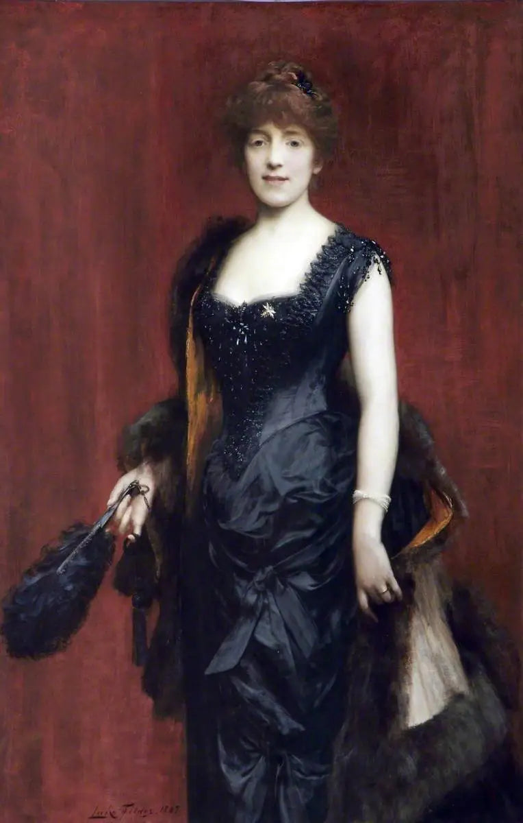 Fanny Lady Fildes - Luke Fildes - Alpha Reproduction