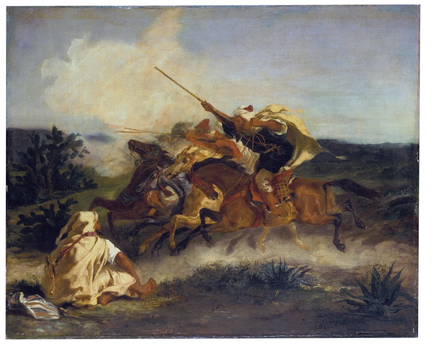 Fantazja arabska - Eugène Delacroix