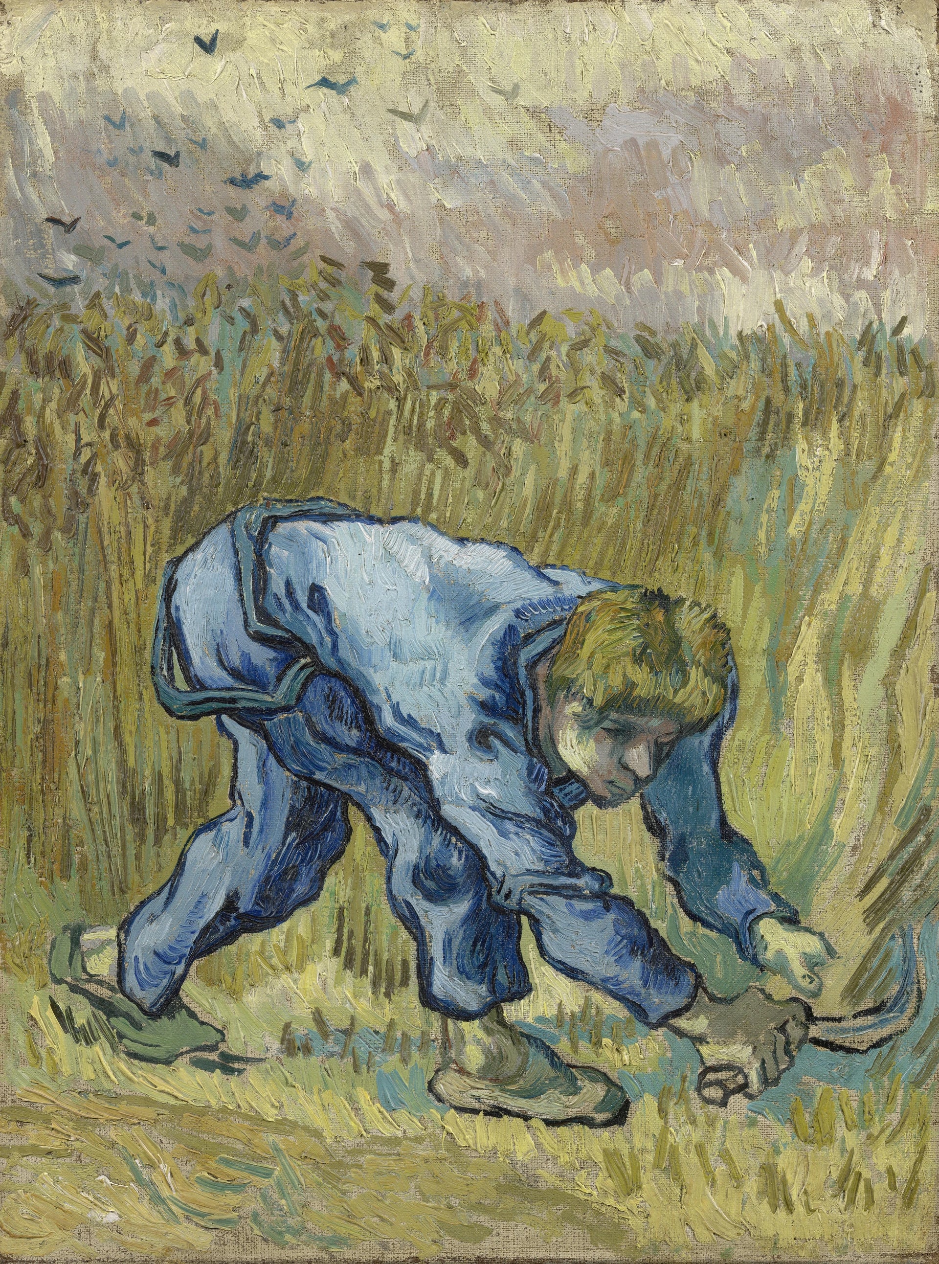 Le Faucheur à la faucille d’après Millet F687 de Vincent van Gogh, Van Gogh Museum