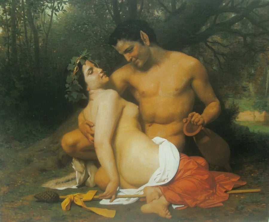 Fauna i Bachant - Bouguereau