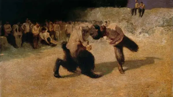 Fauny w walce - Franz von Stuck