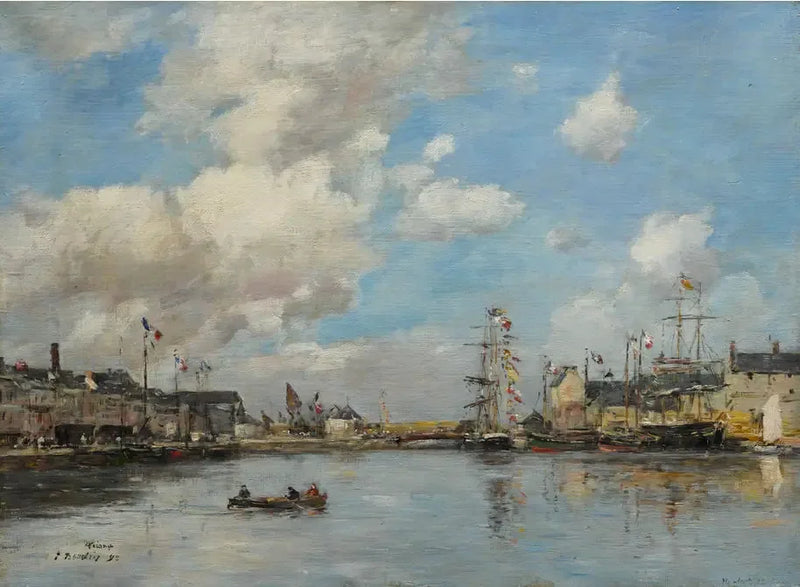 Fécamp, basen - Eugène Boudin